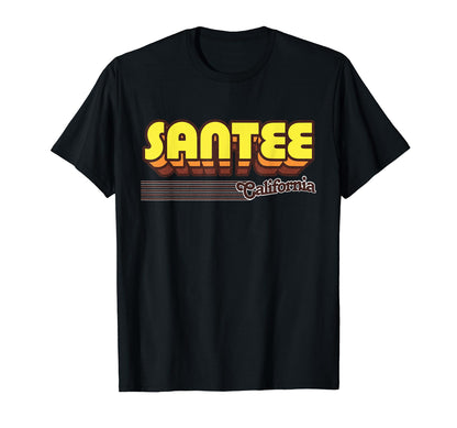 Santee California Stripes T-Shirt - Casual Everyday Wear Unisex - T-Shirt, Sweatshirt, Hoodie