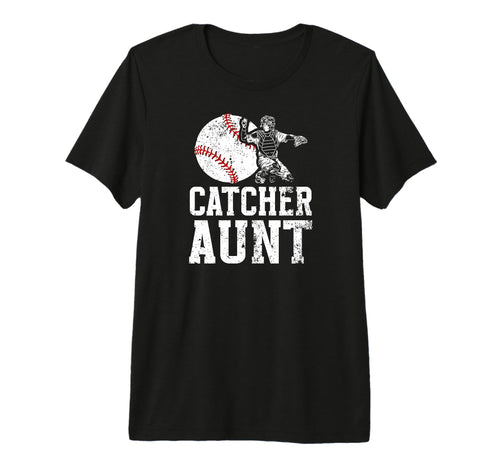 Baseball Catcher Aunt Baseball T-Shirt - Custom Art Print for Adults - T-Shirt, Sweatshirt, Hoodie
