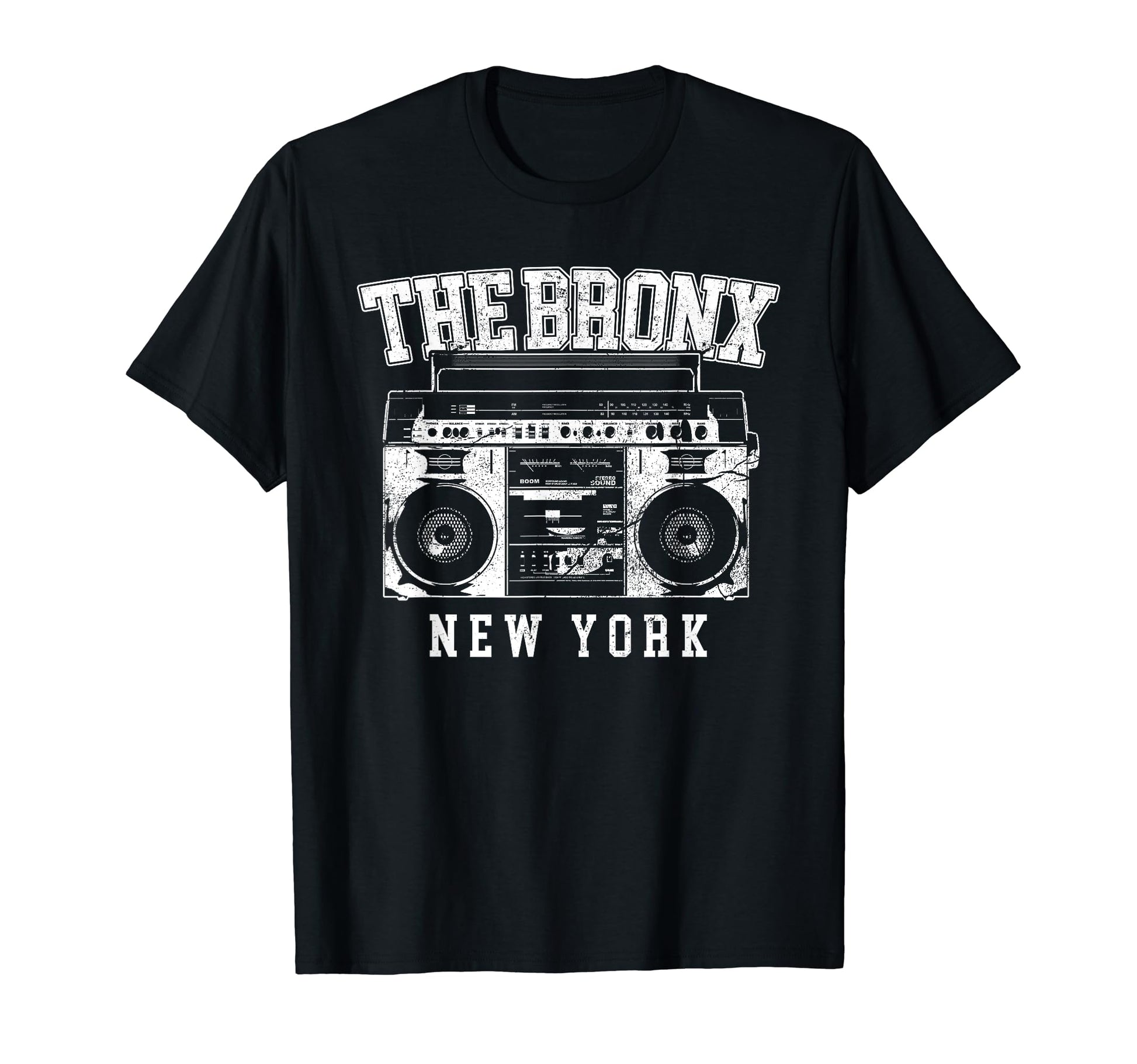 Bronx New York Nyc Boombox Old T-Shirt - Streetwear Style for Adults - T-Shirt, Sweatshirt, Hoodie