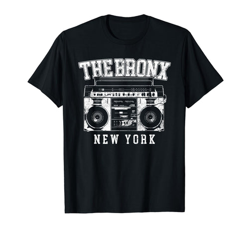 Bronx New York Nyc Boombox Old T-Shirt - Streetwear Style for Adults - T-Shirt, Sweatshirt, Hoodie