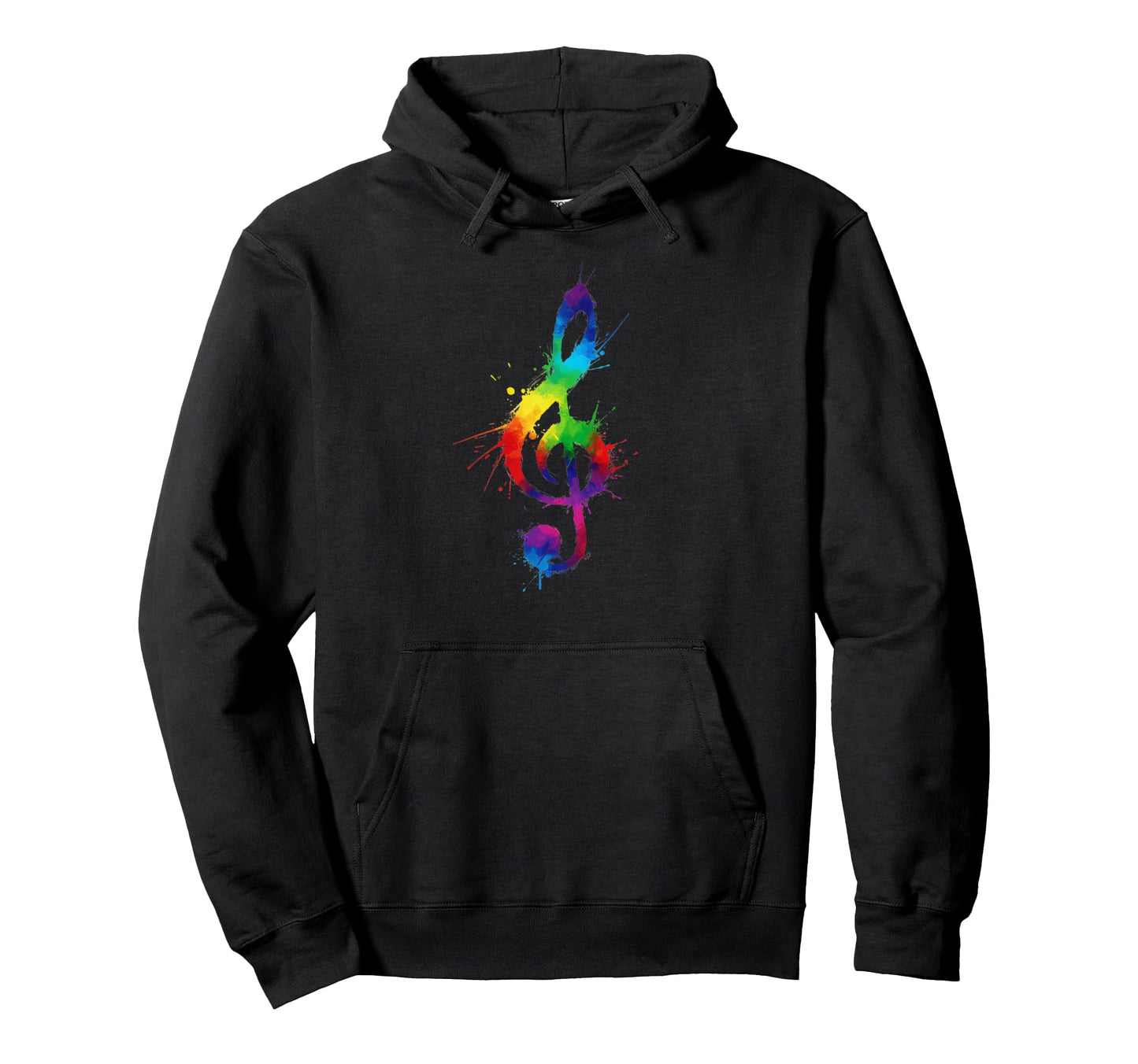 Rainbow Sheet Music Lover Colourful Hoodie - Fun Novelty Design Unisex - T-Shirt, Sweatshirt, Hoodie