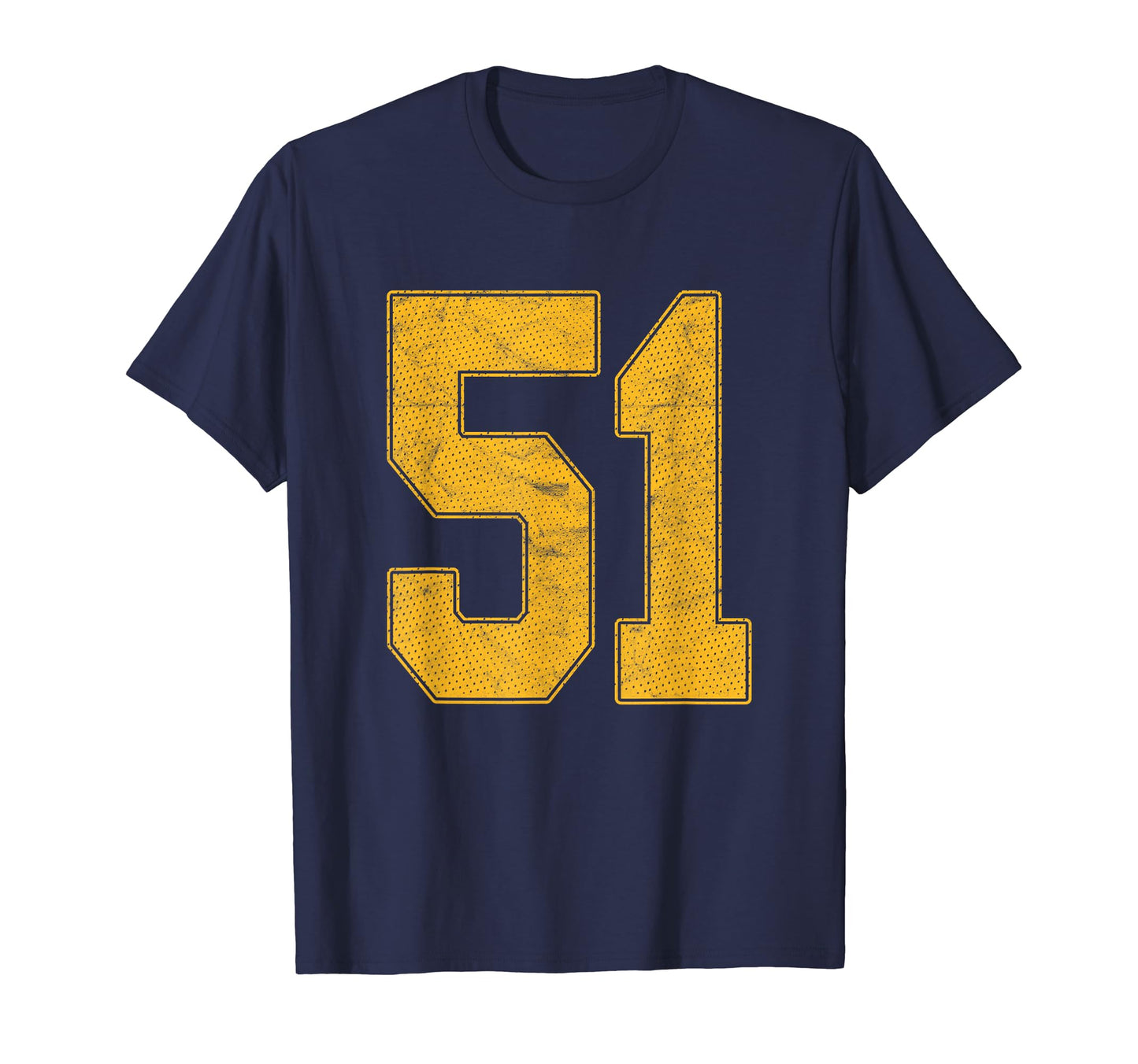 Number 51 Numbered Uniform Sports Team T-Shirt - Fun Novelty Design Unisex - T-Shirt, Sweatshirt, Hoodie