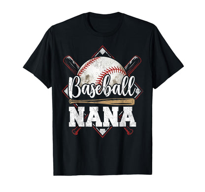 Baseball Nana Baseball Player Game T-Shirt - Fun Novelty Design Men Women - T-Shirt, Sweatshirt, Hoodie