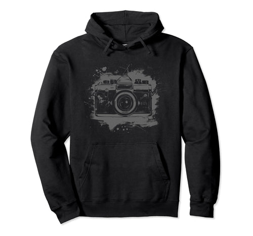 Camera Photography Watercolor Art Hoodie - Trendy Graphic for Adults - T-Shirt, Sweatshirt, Hoodie