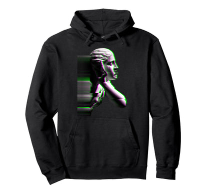 Vaporwave Retrowave Glitch Hoodie - Fun Novelty Design for Adults - T-Shirt, Sweatshirt, Hoodie