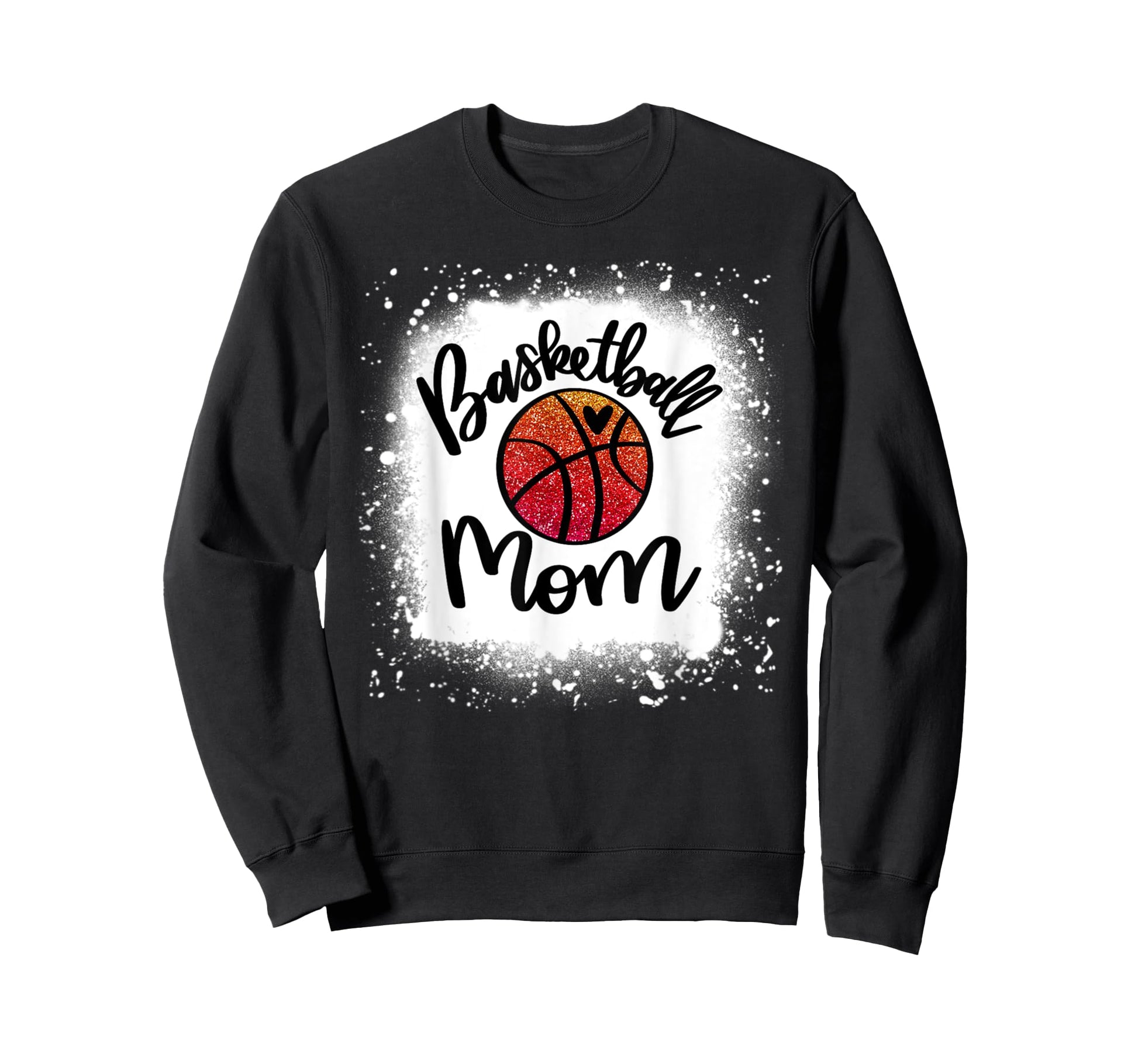 Leopard Bleached Basketball Mom Game Sweatshirt - Unique Graphic Unisex - T-Shirt, Sweatshirt, Hoodie