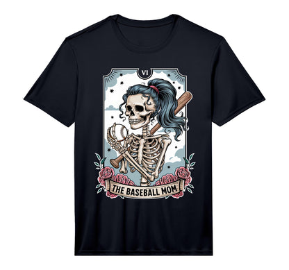 Mens Baseball Mom Tarot Card T-Shirt - Casual Everyday Wear Men Women - T-Shirt, Sweatshirt, Hoodie