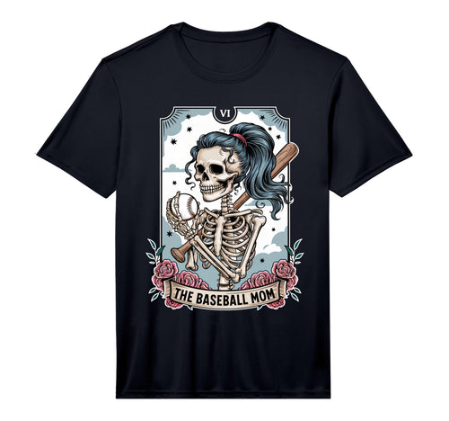 Mens Baseball Mom Tarot Card T-Shirt - Casual Everyday Wear Men Women - T-Shirt, Sweatshirt, Hoodie