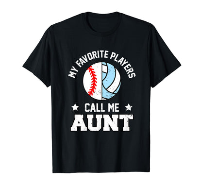 My Favorite Baseball Volleyball Players T-Shirt - Novelty Apparel Unisex - T-Shirt, Sweatshirt, Hoodie