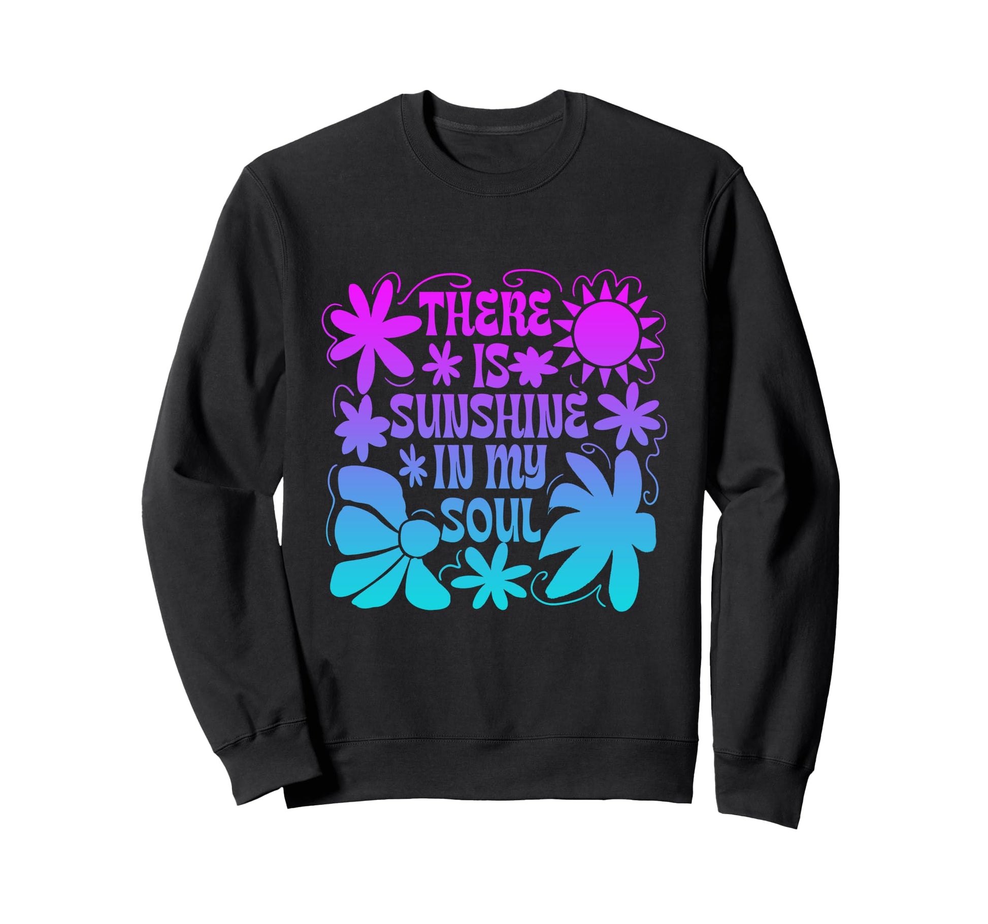 Sunshine My Soul Boho Summer Sweatshirt - Aesthetic Graphic for Adults - T-Shirt, Sweatshirt, Hoodie