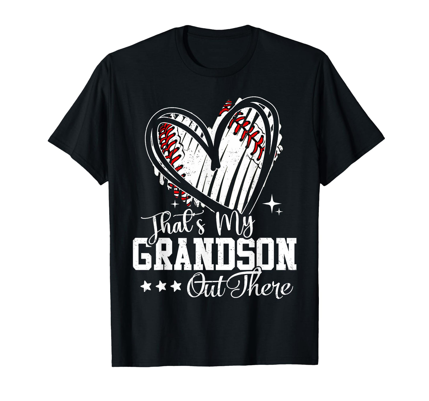 Thats My Grandson Out There Baseball T-Shirt - Minimalist Print Unisex - T-Shirt, Sweatshirt, Hoodie