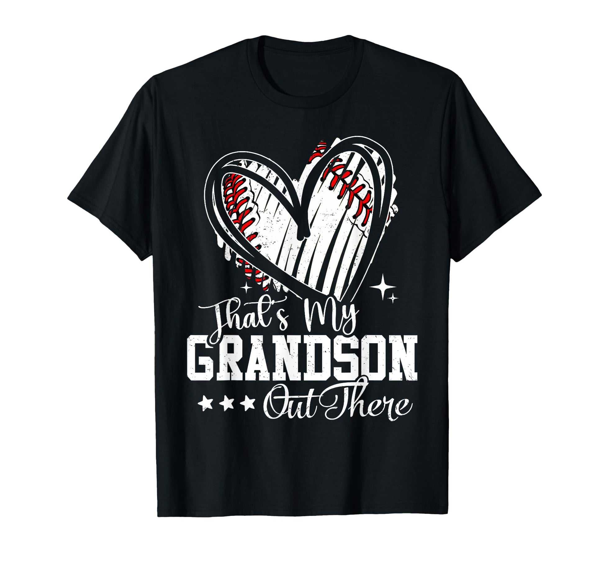 Thats My Grandson Out There Baseball T-Shirt - Minimalist Print Unisex - T-Shirt, Sweatshirt, Hoodie
