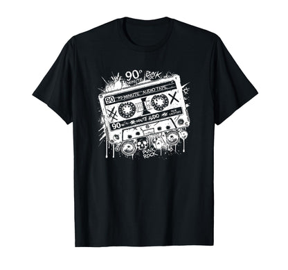 Punk Rock Cassette Tape Grunge Music T-Shirt - Graphic Print for Adults - T-Shirt, Sweatshirt, Hoodie