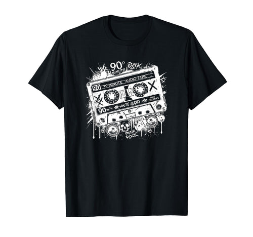 Punk Rock Cassette Tape Grunge Music T-Shirt - Graphic Print for Adults - T-Shirt, Sweatshirt, Hoodie