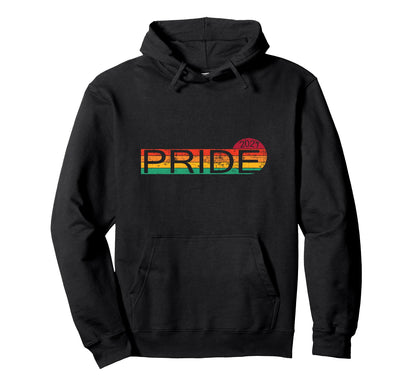 Pride 2021 Rainbow Colors Hoodie - Novelty Apparel for Adults - T-Shirt, Sweatshirt, Hoodie