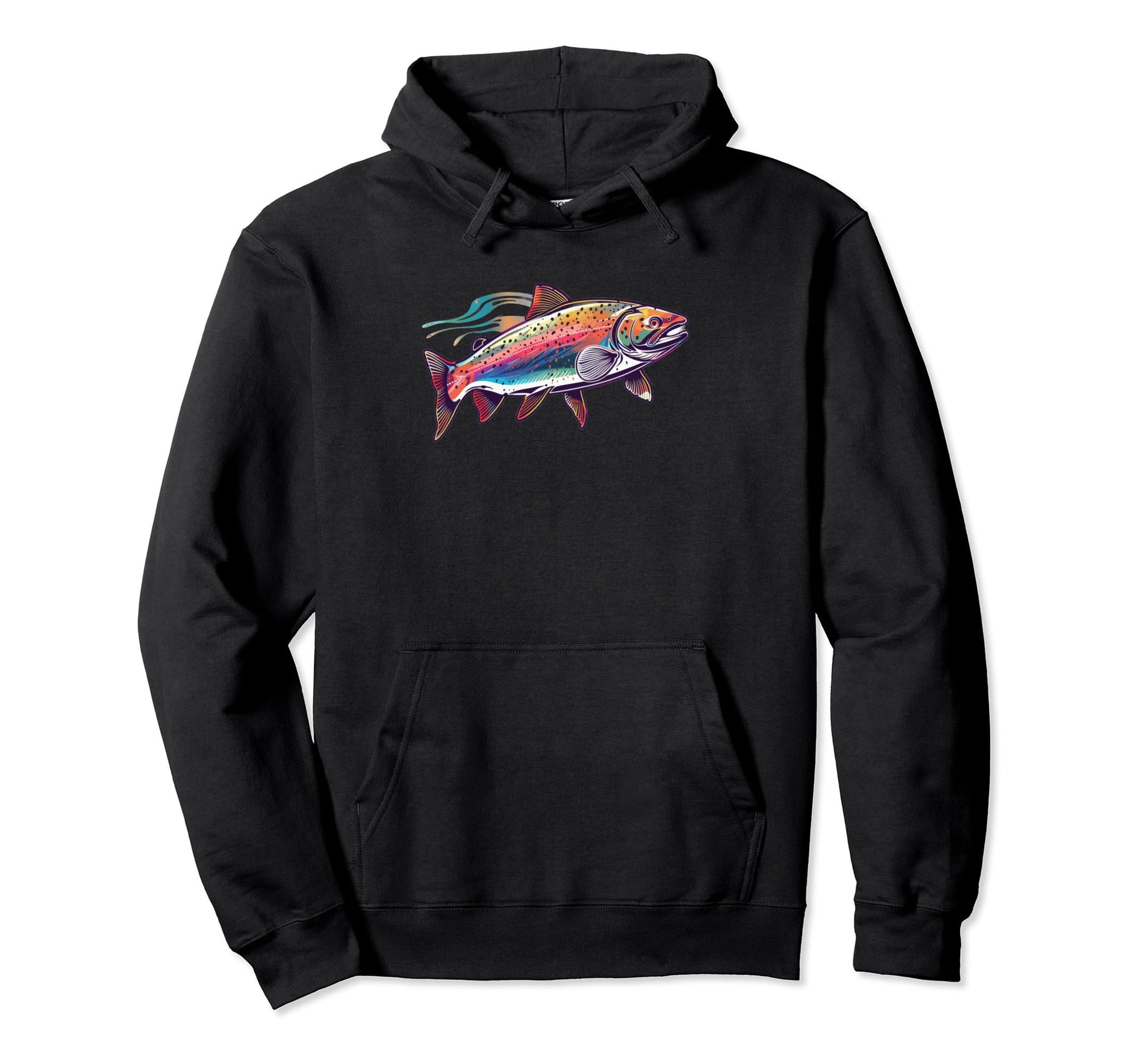 Rainbow Trout Fly Fishing Steelhead T-Shirt - Graphic Print for Adults - T-Shirt, Sweatshirt, Hoodie