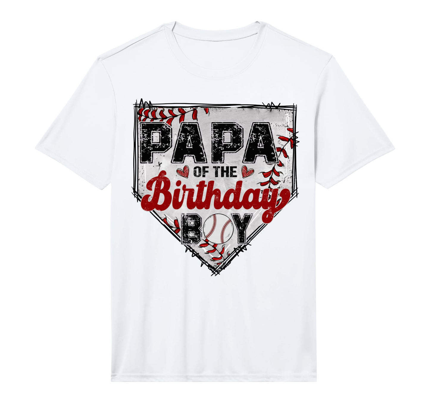 Papa Birthday Baseball Lover Family T-Shirt - Trendy Graphic Unisex - T-Shirt, Sweatshirt, Hoodie