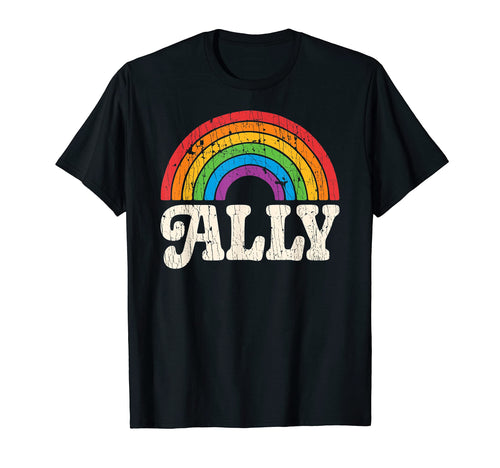 Lgbtq Ally Lesbian Gay Pride Lgbt T-Shirt - Graphic Print for Adults - T-Shirt, Sweatshirt, Hoodie