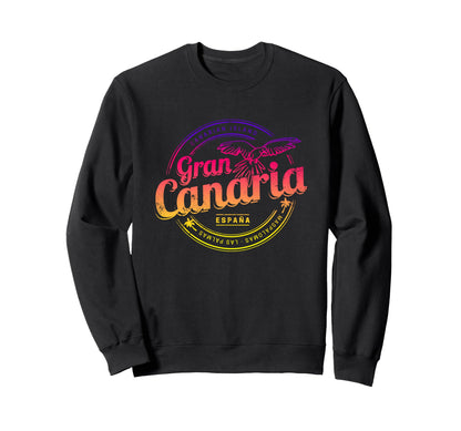 Gran Canaria Parrot Canary Sweatshirt - Aesthetic Graphic for Adults - T-Shirt, Sweatshirt, Hoodie