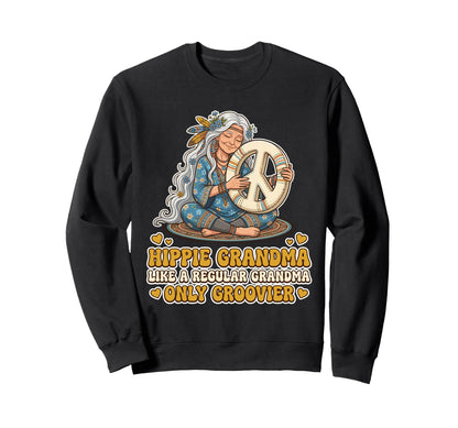 70S Peace Lover Boho Floral Art Sweatshirt - Aesthetic Graphic Unisex - T-Shirt, Sweatshirt, Hoodie
