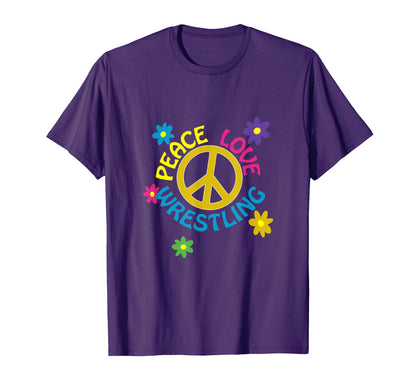 Peace Love Wrestling T-Shirt - Streetwear Style Unisex - T-Shirt, Sweatshirt, Hoodie