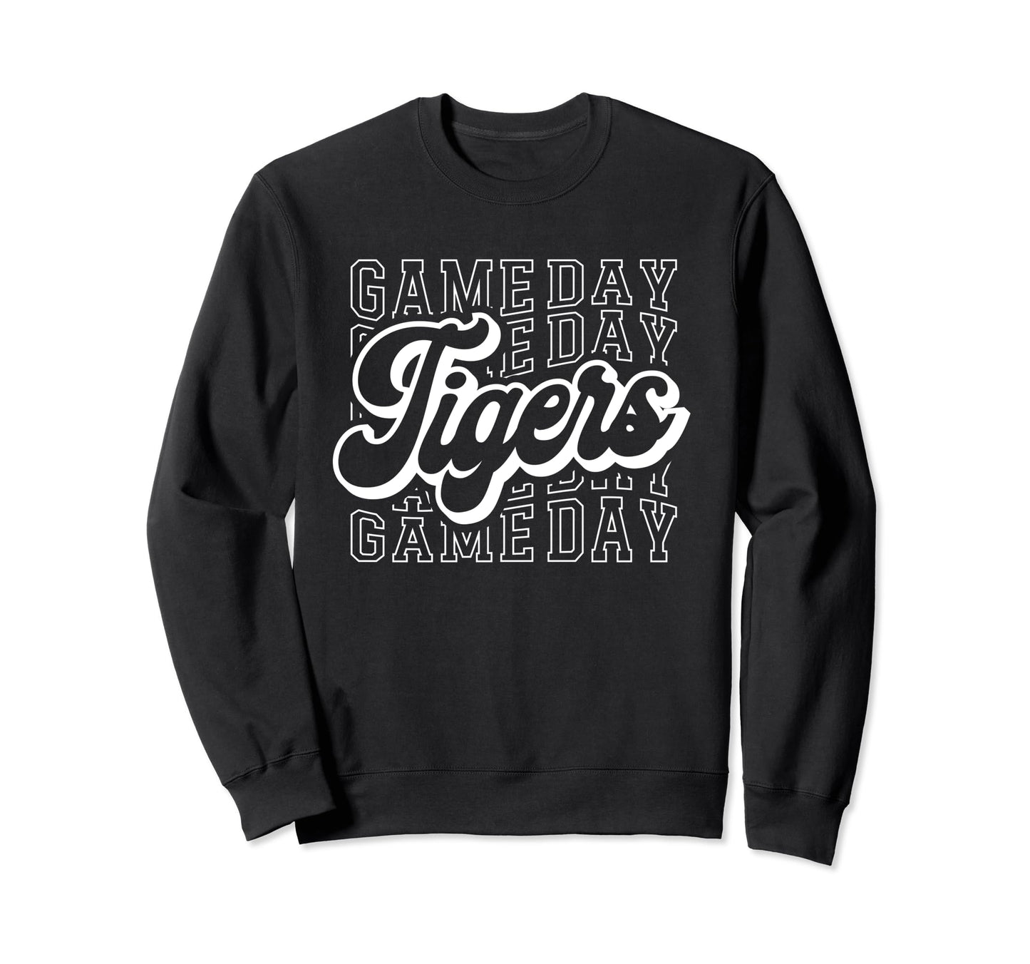 Tigers Game Mascot Day Tigers Team Sweatshirt - Graphic Print Unisex - T-Shirt, Sweatshirt, Hoodie