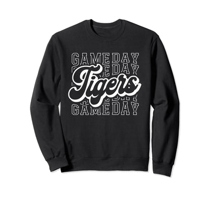 Tigers Game Mascot Day Tigers Team Sweatshirt - Graphic Print Unisex - T-Shirt, Sweatshirt, Hoodie