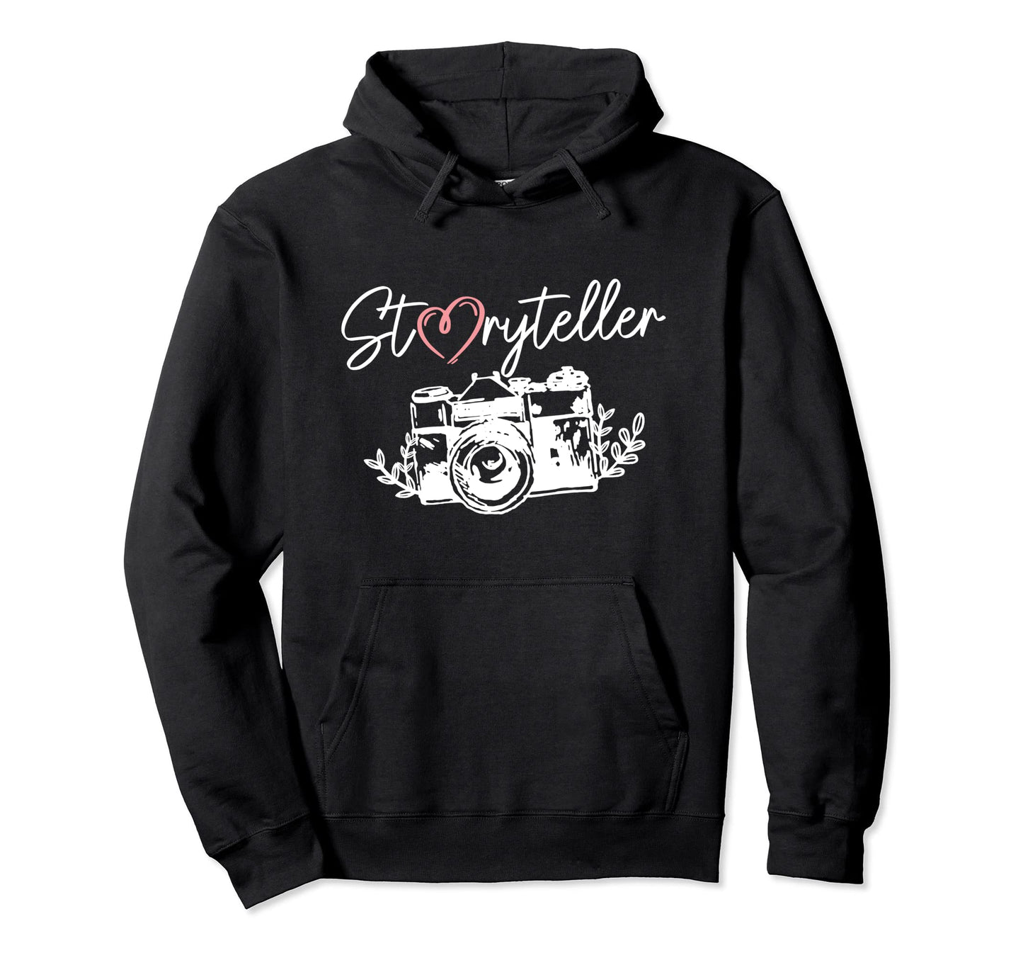 Photographer Storyteller Camera Hoodie - Fun Novelty Design for Adults - T-Shirt, Sweatshirt, Hoodie