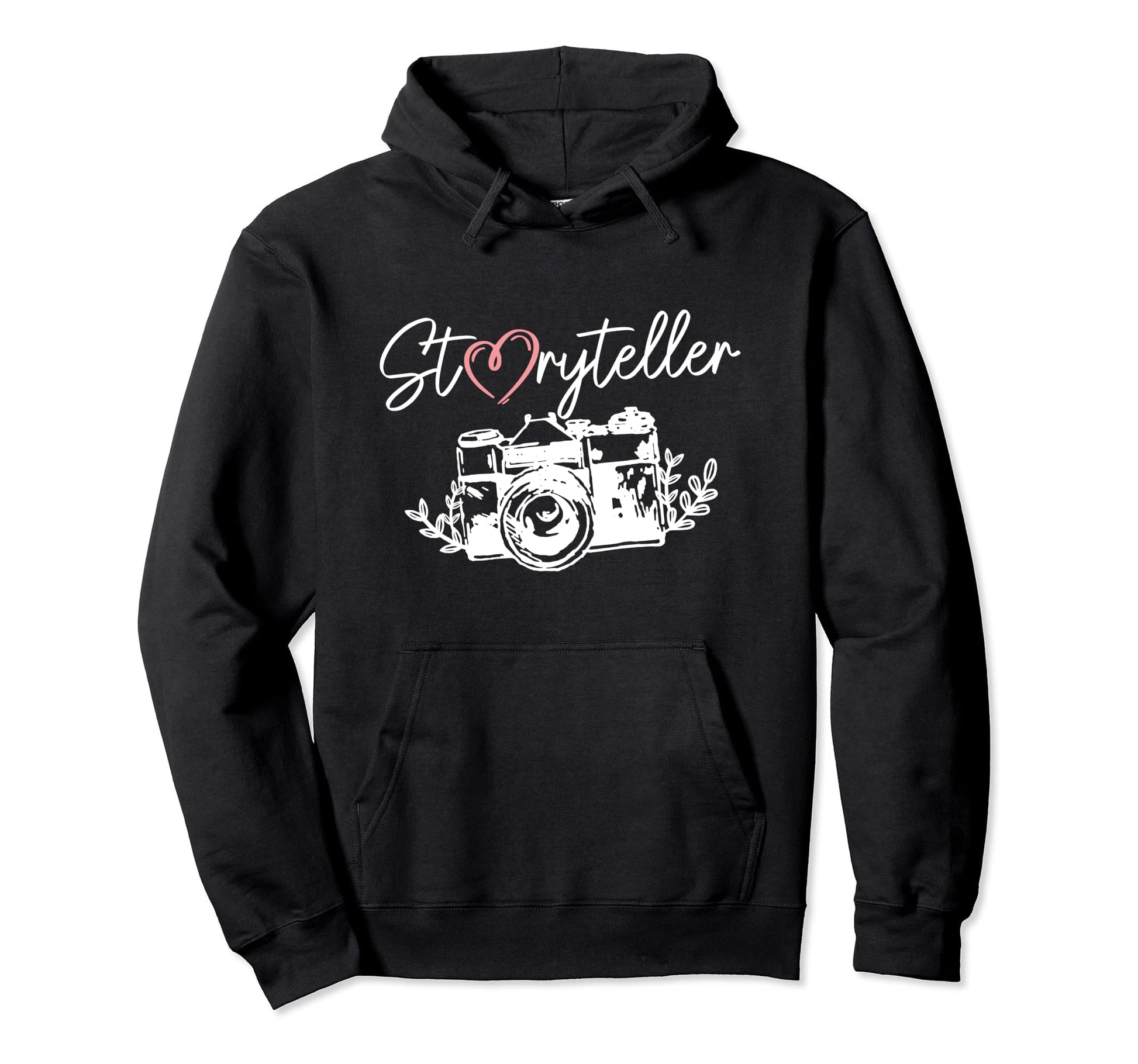 Photographer Storyteller Camera Hoodie - Fun Novelty Design for Adults - T-Shirt, Sweatshirt, Hoodie