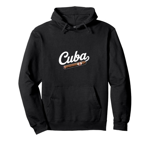 Cuba Funny Cigar Baseball Lovers Hoodie - Custom Art Print Men Women - T-Shirt, Sweatshirt, Hoodie