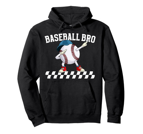 Baseball Bro Funny Baseball Brother Hoodie - Unique Graphic Men Women - T-Shirt, Sweatshirt, Hoodie