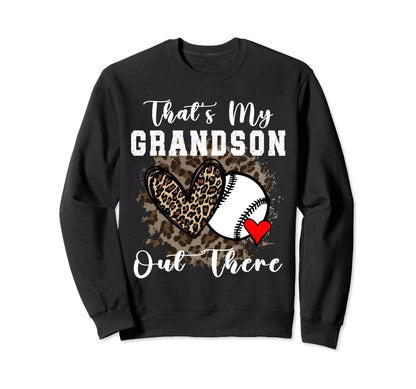 Grandma Grandpa Baseball Funny Sweatshirt - Novelty Apparel for Adults - T-Shirt, Sweatshirt, Hoodie