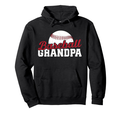 Baseball Grandpa Proud Baseball Player Hoodie - Trendy Graphic Men Women - T-Shirt, Sweatshirt, Hoodie