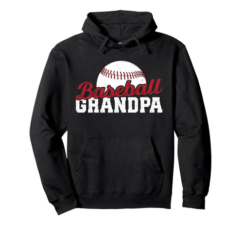 Baseball Grandpa Proud Baseball Player Hoodie - Trendy Graphic Men Women - T-Shirt, Sweatshirt, Hoodie