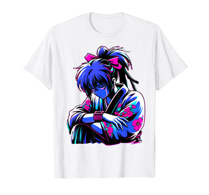 Sad Anime Japanese Vaporwave Aesthetic T-Shirt - Fun Novelty Design Unisex - T-Shirt, Sweatshirt, Hoodie