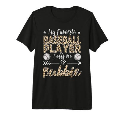 My Favorite Baseball Player Calls Me T-Shirt - Custom Art Print for Adults - T-Shirt, Sweatshirt, Hoodie