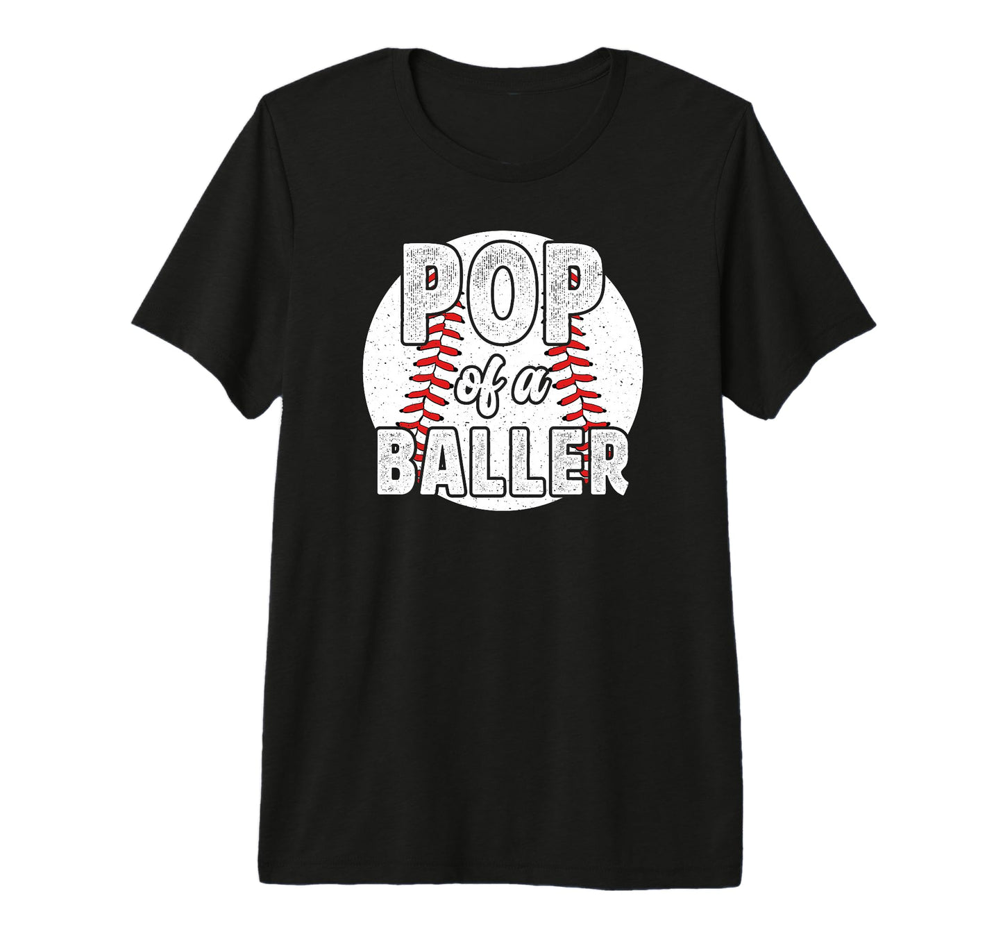 Mens Pop Baller Baseball Pop Baseball T-Shirt - Custom Art Print Unisex - T-Shirt, Sweatshirt, Hoodie