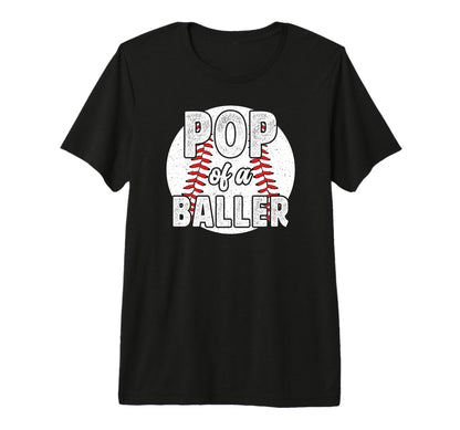 Mens Pop Baller Baseball Pop Baseball T-Shirt - Custom Art Print Unisex - T-Shirt, Sweatshirt, Hoodie