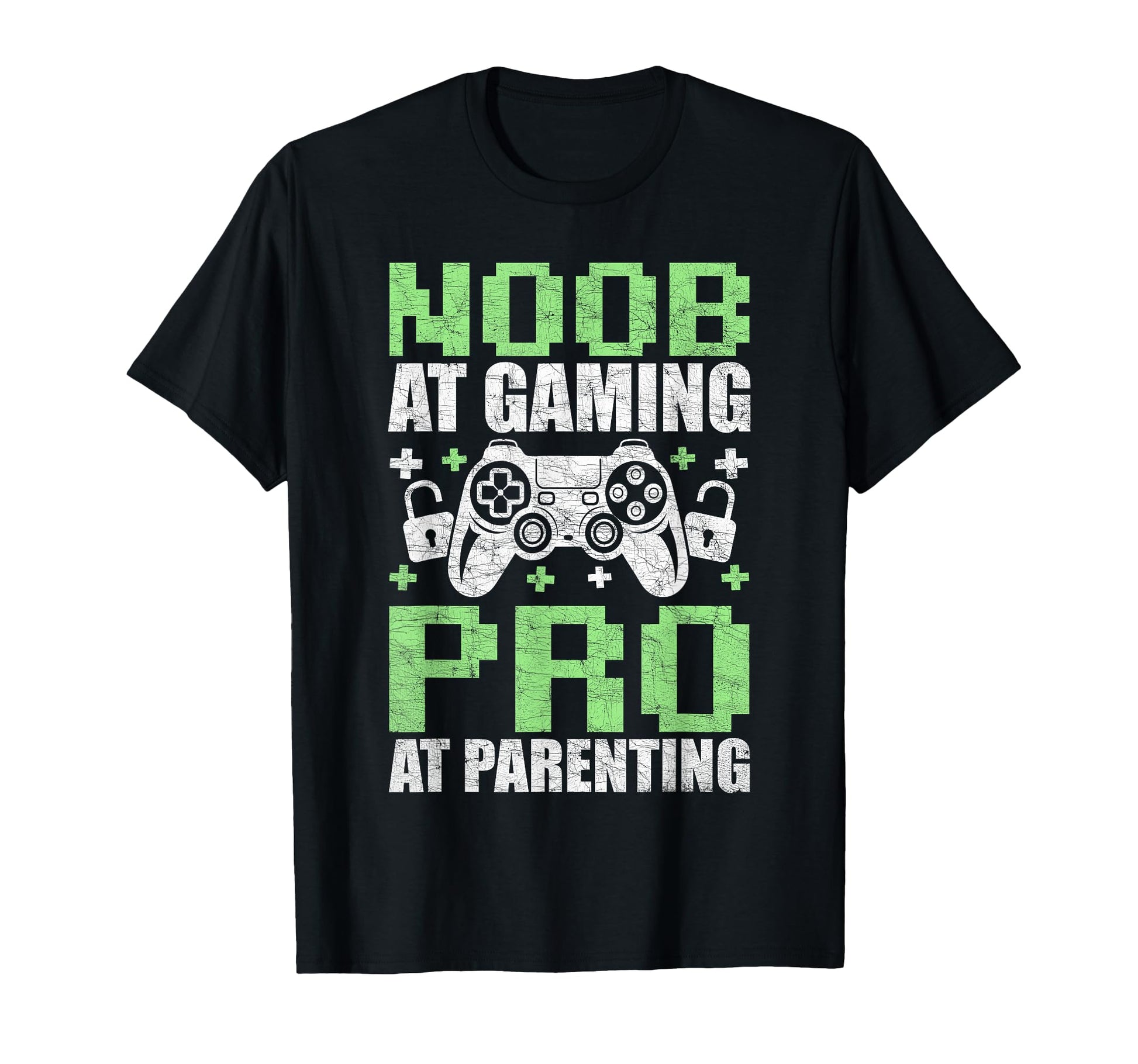 Gamer Dad Fathers Day Noob Gaming Pro T-Shirt - Minimalist Print Men Women - T-Shirt, Sweatshirt, Hoodie