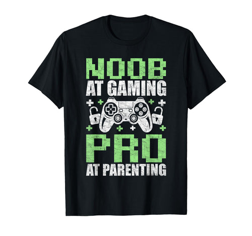 Gamer Dad Fathers Day Noob Gaming Pro T-Shirt - Minimalist Print Men Women - T-Shirt, Sweatshirt, Hoodie