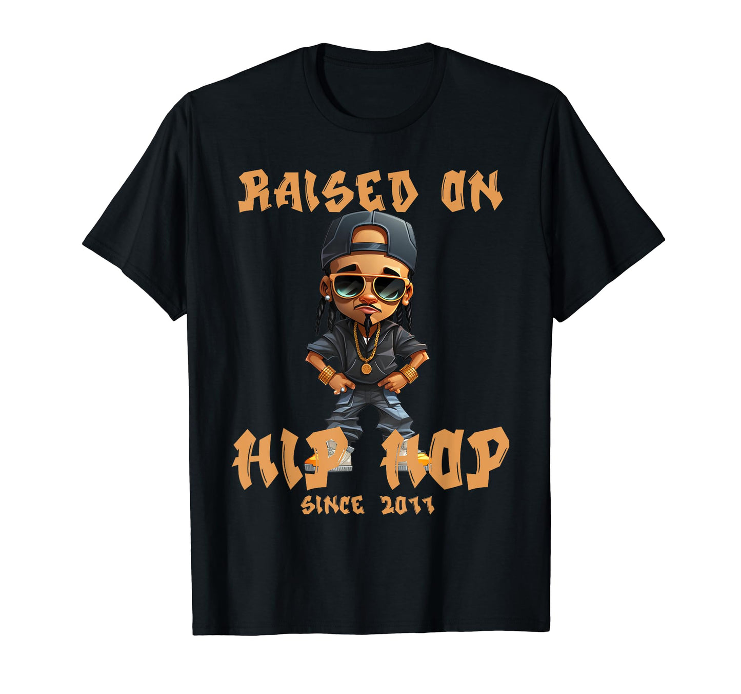 Raised Hip Hop Music Old School T-Shirt - Aesthetic Graphic Men Women - T-Shirt, Sweatshirt, Hoodie