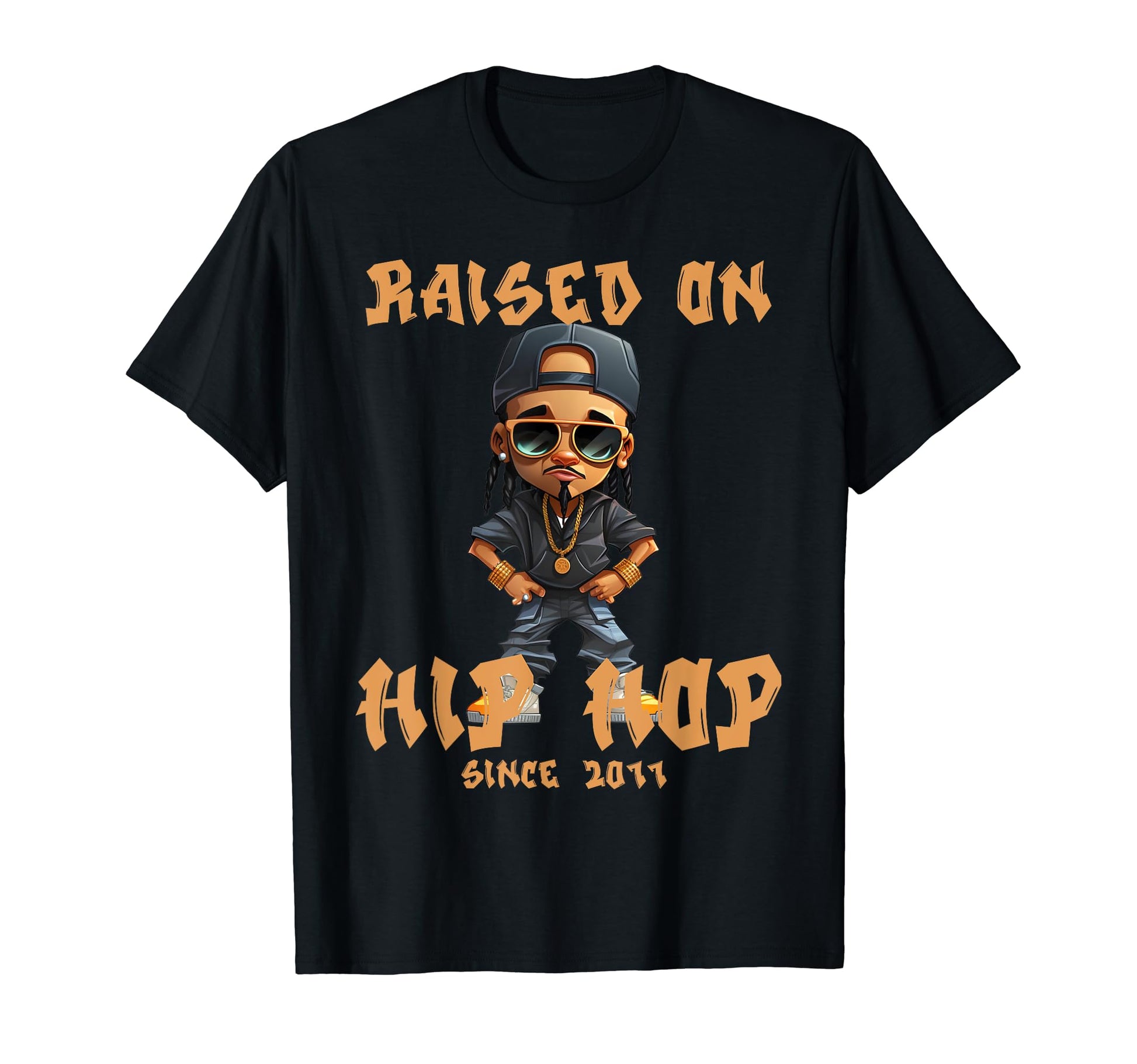Raised Hip Hop Music Old School T-Shirt - Aesthetic Graphic Men Women - T-Shirt, Sweatshirt, Hoodie