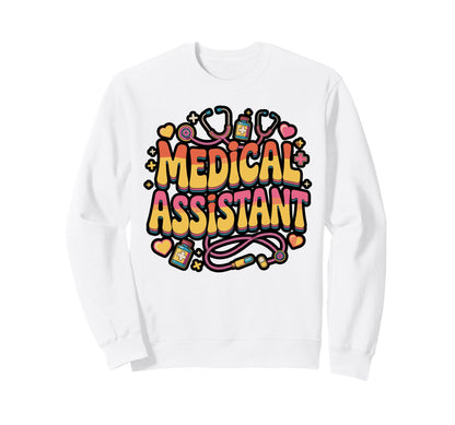 Rainbow Medical Assistant Pride Sweatshirt - Custom Art Print Men Women - T-Shirt, Sweatshirt, Hoodie