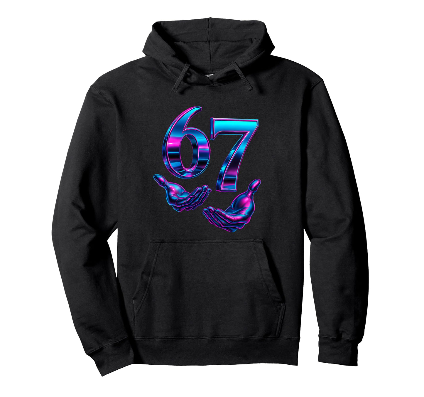 Funny Six Seven 6 7 Gen Alpha Slang Hoodie - Fun Novelty Design Unisex - T-Shirt, Sweatshirt, Hoodie