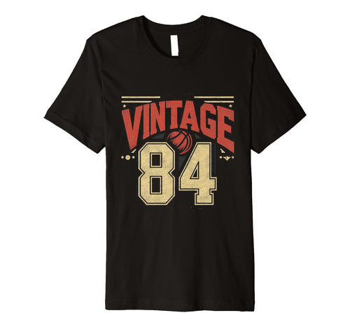 1984 Birthday 84 Born 1984 Typography T-Shirt - Unique Graphic for Adults - T-Shirt, Sweatshirt, Hoodie