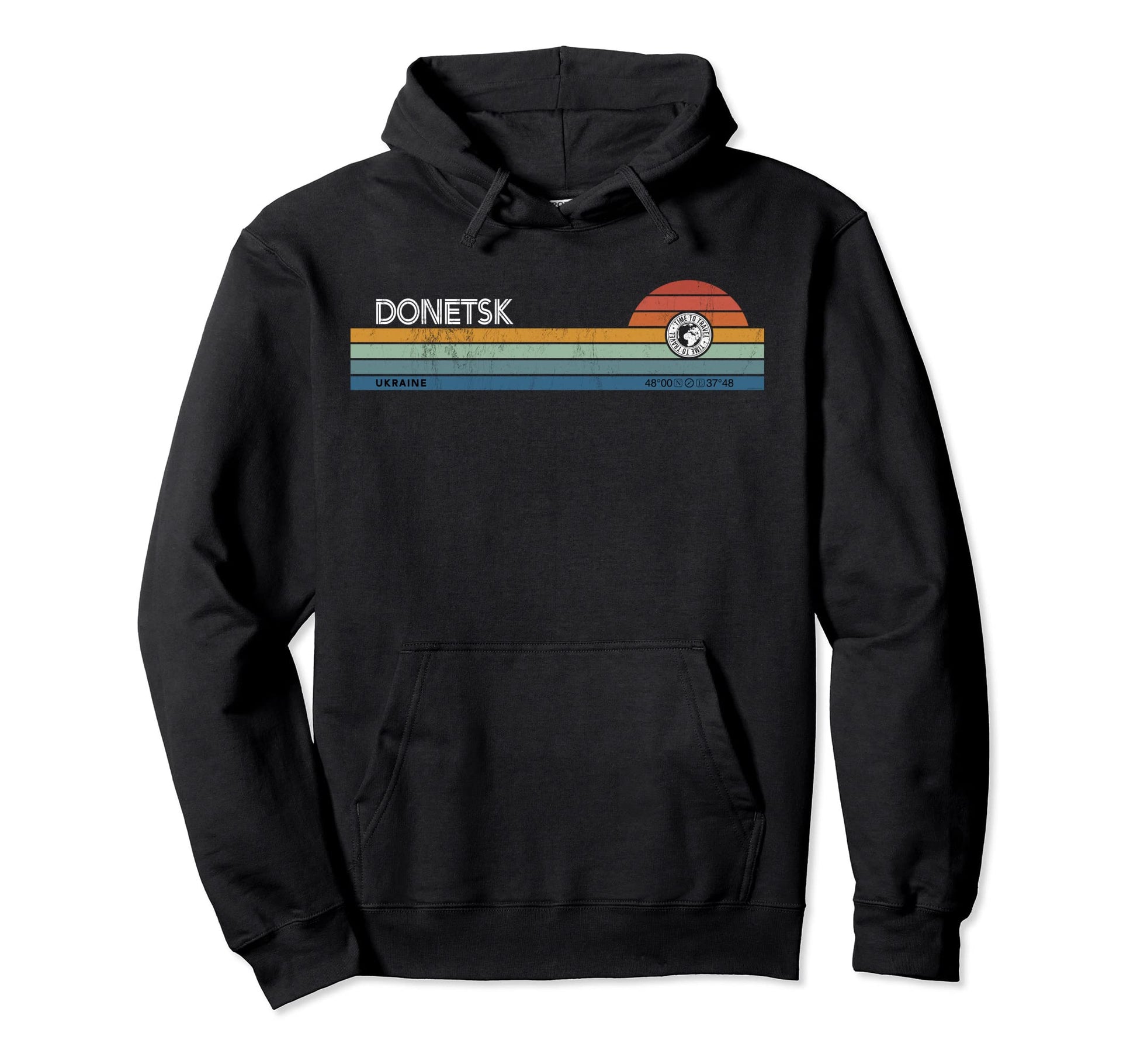 Donetsk Ukraine Donetsk Oblast Sunset Hoodie - Custom Art Print Men Women - T-Shirt, Sweatshirt, Hoodie