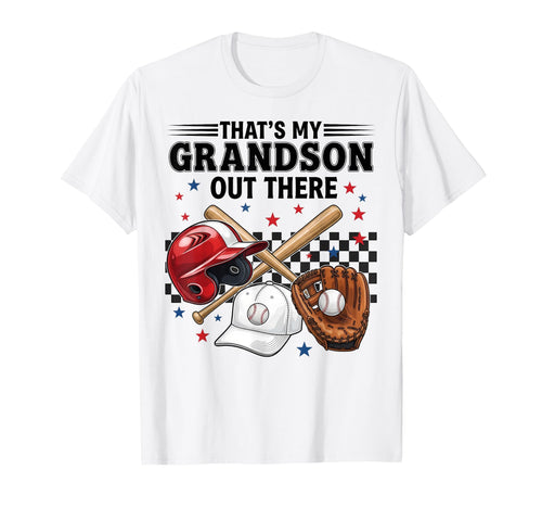 Proud Baseball Grandma Supporting T-Shirt - Novelty Apparel Men Women - T-Shirt, Sweatshirt, Hoodie