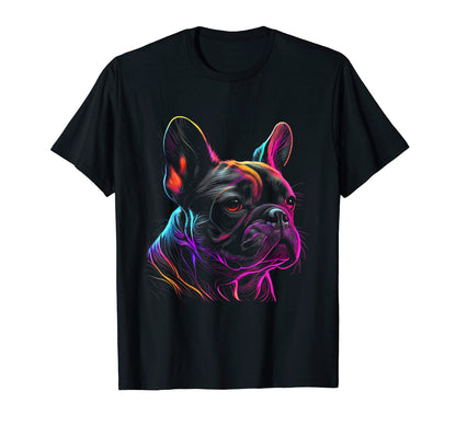 French Bulldog Rainbow T-Shirt - Minimalist Print Men Women - T-Shirt, Sweatshirt, Hoodie