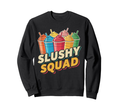 Slushy Squad Rainbow Line Up Sweatshirt - Custom Art Print Men Women - T-Shirt, Sweatshirt, Hoodie