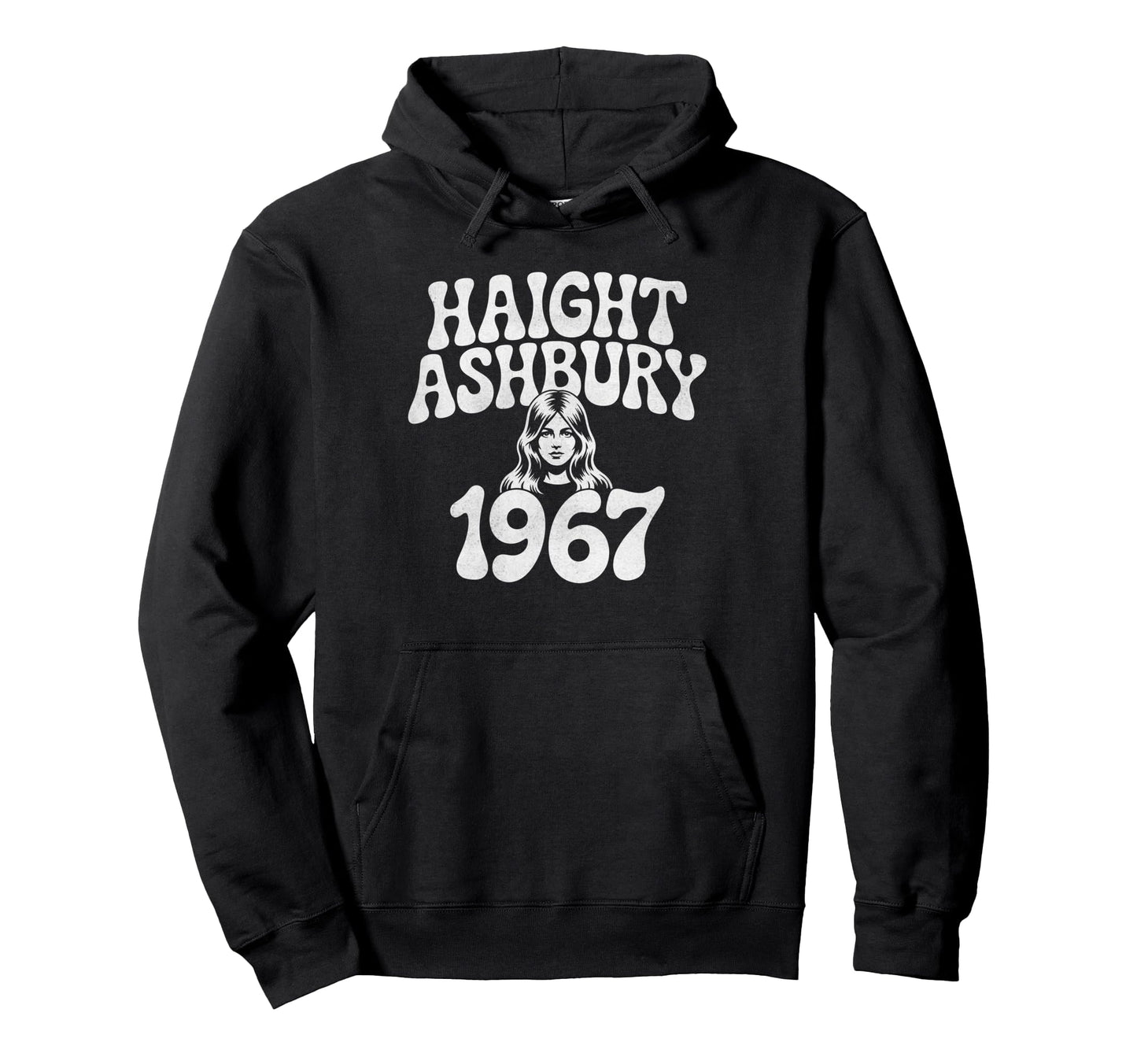 Haight Ashbury 1967 Hippie Boho Hoodie - Graphic Print Men Women - T-Shirt, Sweatshirt, Hoodie